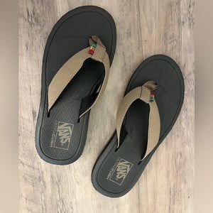 Vans Flip Flops Nexpa Synthetic Rasta Men’s Size 9